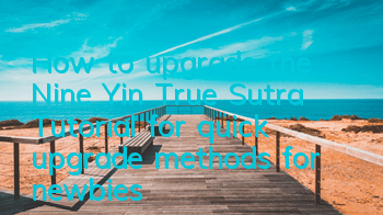 How to upgrade the Nine Yin True Sutra (Tutorial for quick upgrade methods for newbies)