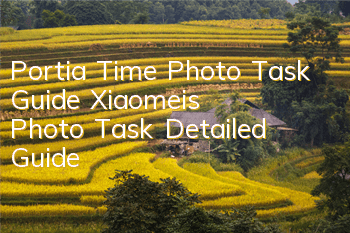Portia Time Photo Task Guide (Xiaomei's Photo Task Detailed Guide)