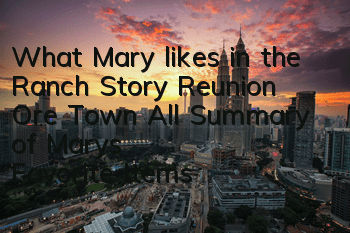 What Mary likes in the Ranch Story Reunion Ore Town (All Summary of Mary's Favorite Items)
