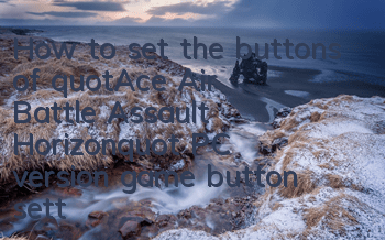 How to set the buttons of 