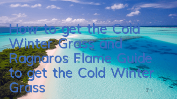How to get the Cold Winter Grass and Ragnaros Flame (Guide to get the Cold Winter Grass)