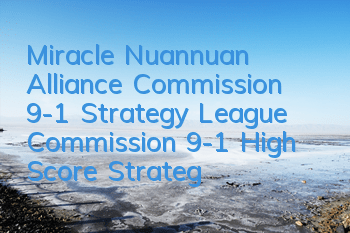 Miracle Nuannuan Alliance Commission 9-1 Strategy League Commission 9-1 High Score Strategy League Commission