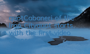 "Cabaneri of the Iron City" starts with the first video exposed