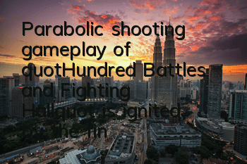 Parabolic shooting gameplay of 