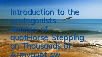 Introduction to the protagonist's abilities of 