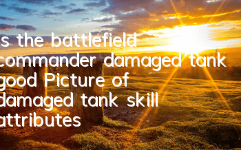 Is the battlefield commander damaged tank good? Picture of damaged tank skill attributes