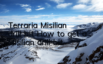 Terraria Misilian drill bit How to get a Misilian drill bit