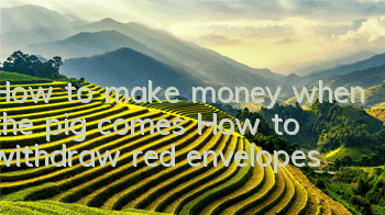 How to make money when the pig comes? How to withdraw red envelopes