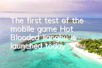 The first test of the mobile game 