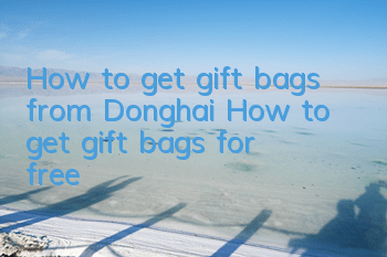 How to get gift bags from Donghai? How to get gift bags for free?