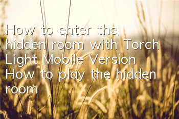 How to enter the hidden room with Torch Light Mobile Version How to play the hidden room