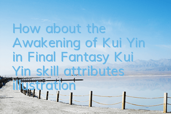 How about the Awakening of Kui Yin in Final Fantasy? Kui Yin skill attributes illustration