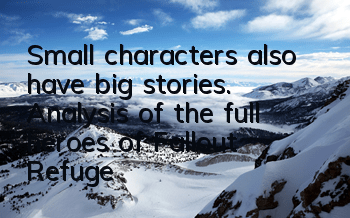 Small characters also have big stories. Analysis of the full heroes of 