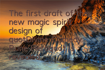 The first draft of the new magic spirit design of